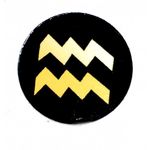 Пластинка для сотового телефона "Водолей". Шунгит для сотовых телефонов.