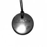 Shungite pendant "Circle" Sample. Shungite Pendants.
