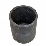 Unpolished Shungite Flower Pot. Shungite Tableware.