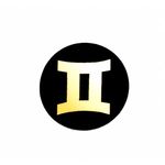 Пластинка для сотового телефона "Близнецы". Шунгит для сотовых телефонов.