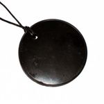 Кулон "Большой круг". Кулоны из шунгита.