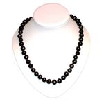 Бусы с золотистым бисером 55 см. Бусы и браслеты из шунгита.