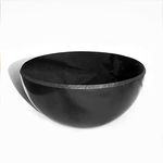 Polished Shungite hemisphere 90 mm. Shungite Hemispheres.