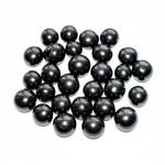 Бусинки полированные 10 мм без отверстия. Бусины из шунгита.