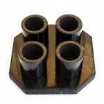 Set of 4 Shungite Shot Glasses and Serving Tray. Shungite Tableware.