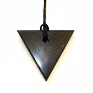 Shungite pendant "Women's triangle". Shungite Pendants.