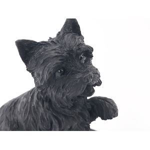 Фигурка собачки 10 см высотой. Фигурки из шунгита.