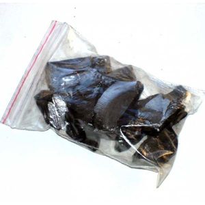 Пакет с элитным шунгитом 50 грамм. Элитный шунгит.