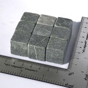 Набор камней для виски неполированный из талькохлорита 9 шт. Продукты из талькохлорита.